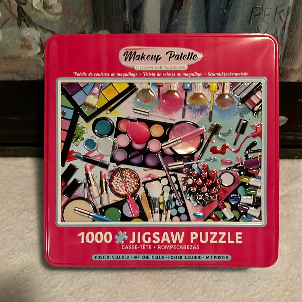 Makeup Palette Puzzle in a tin box, 1,000 pcs
